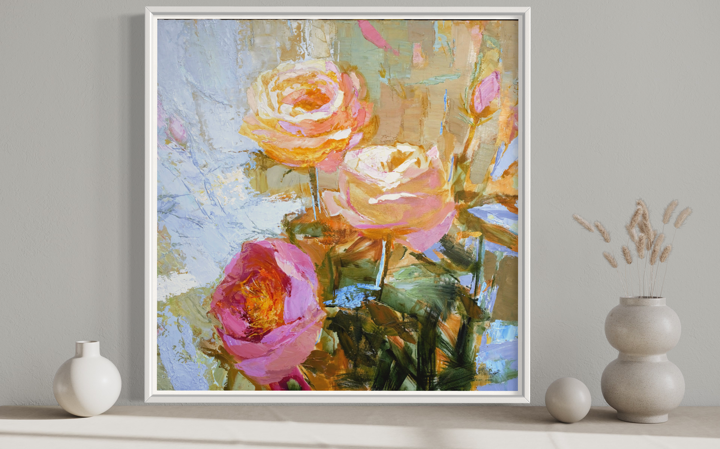 a vase of flowers sitting on a window sill